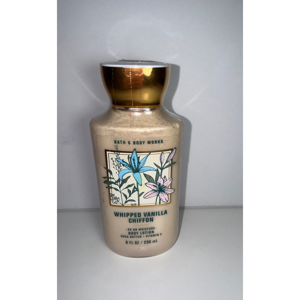 Bath & Body Works Whipped Vanilla Chiffon Body Lotion 8oz Discontinued Scent NEW